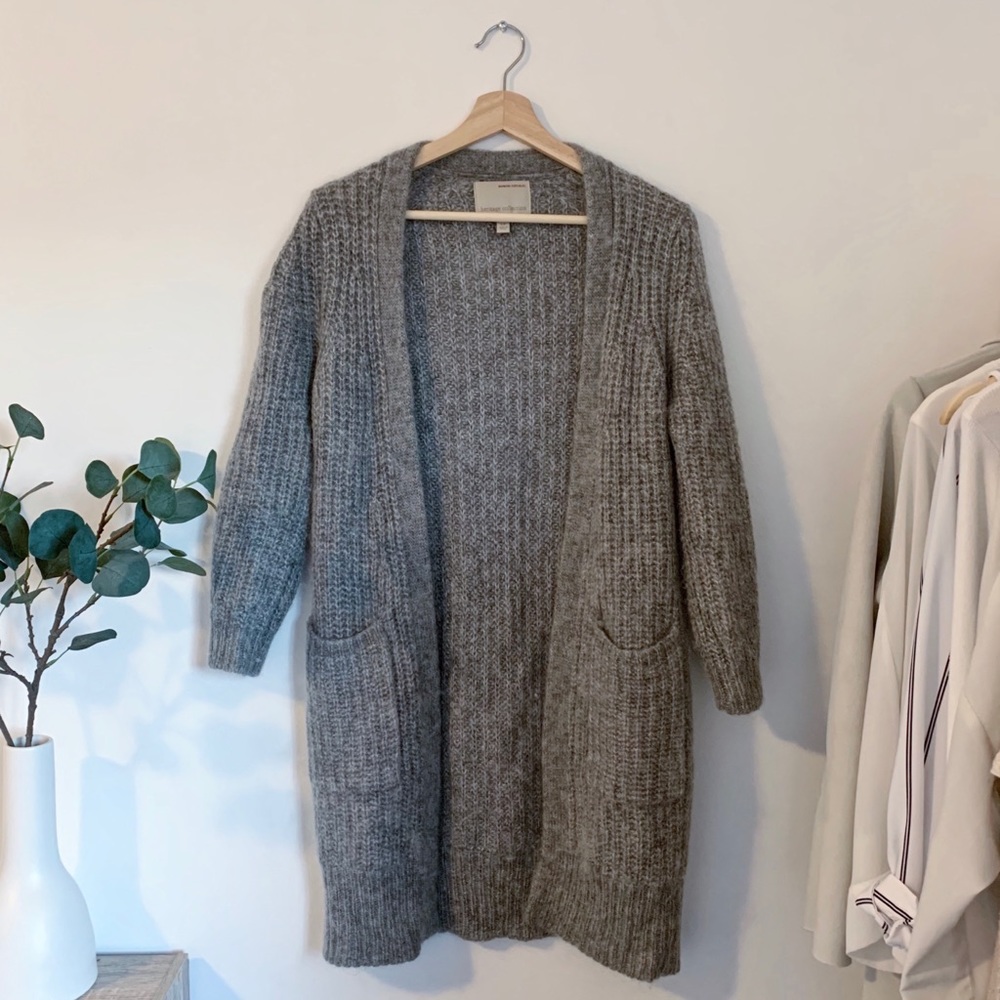 Banana Republic | Long Chunky Grey Cardigan